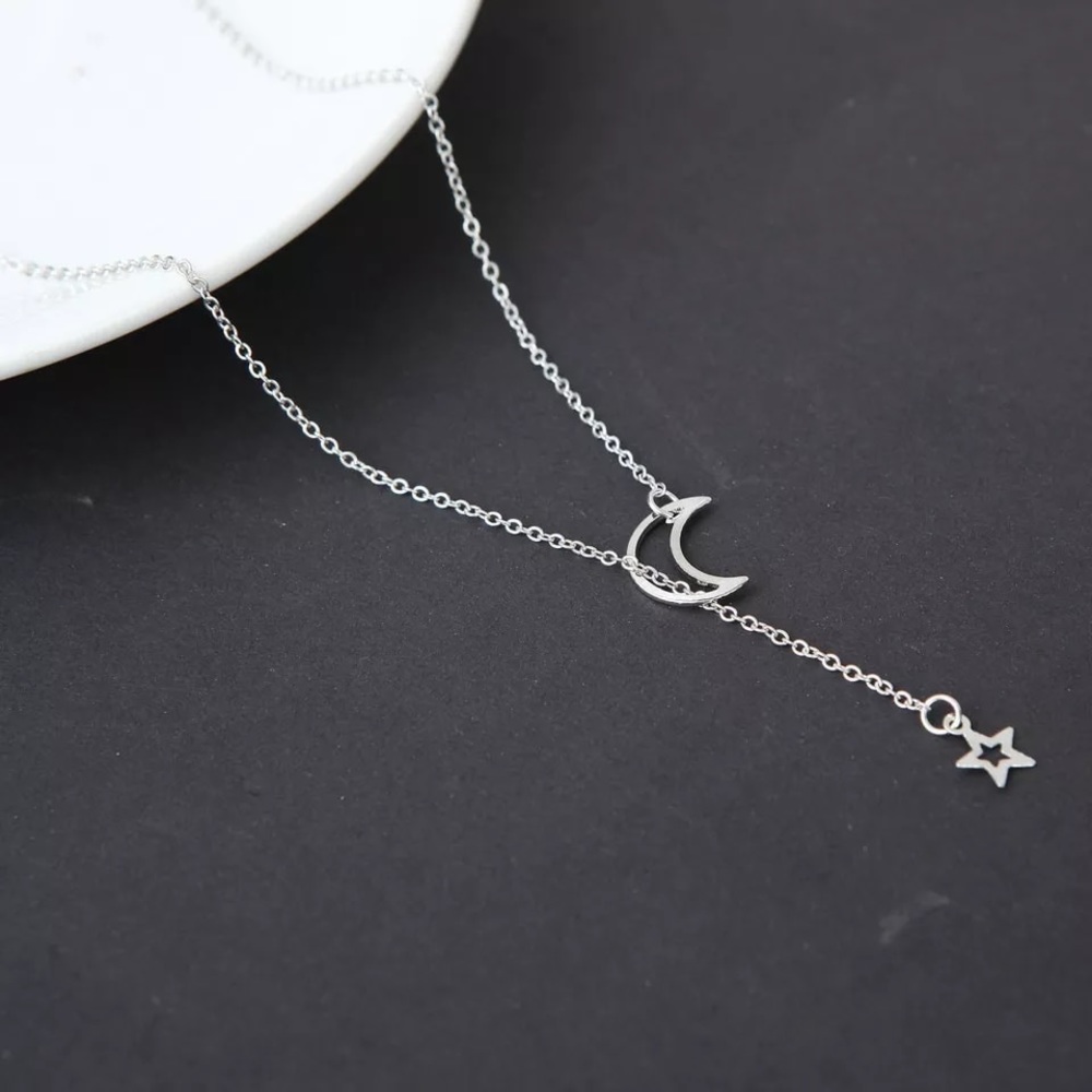 3/$30 🌙  Moon and Stars Necklace ⭐️ - Picture 3 of 7
